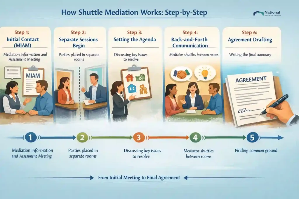 How Shuttle Mediation Works: Step-by-Step Berkshire