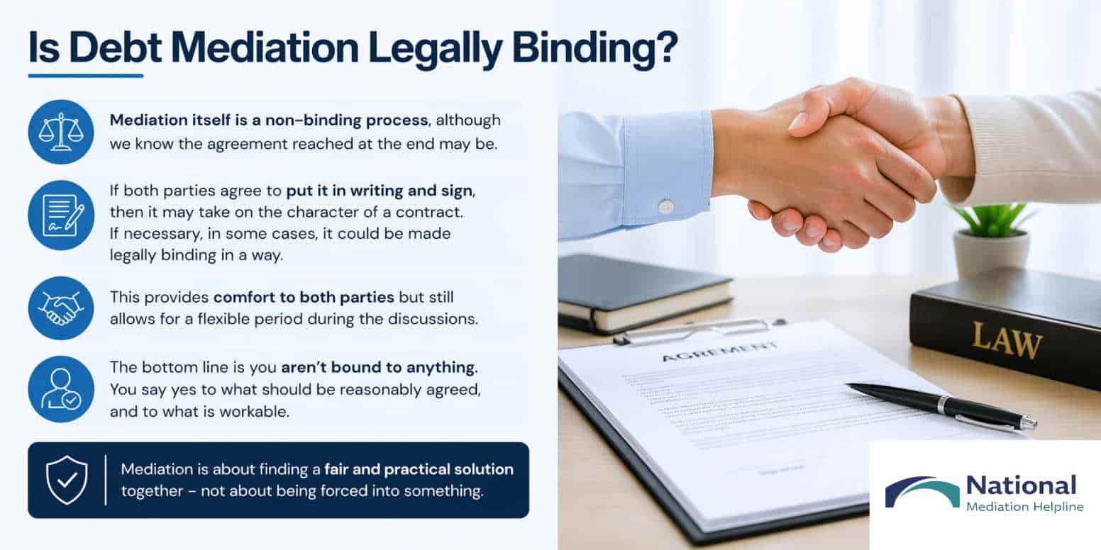 Is Debt Mediation Legally Binding Berkshire