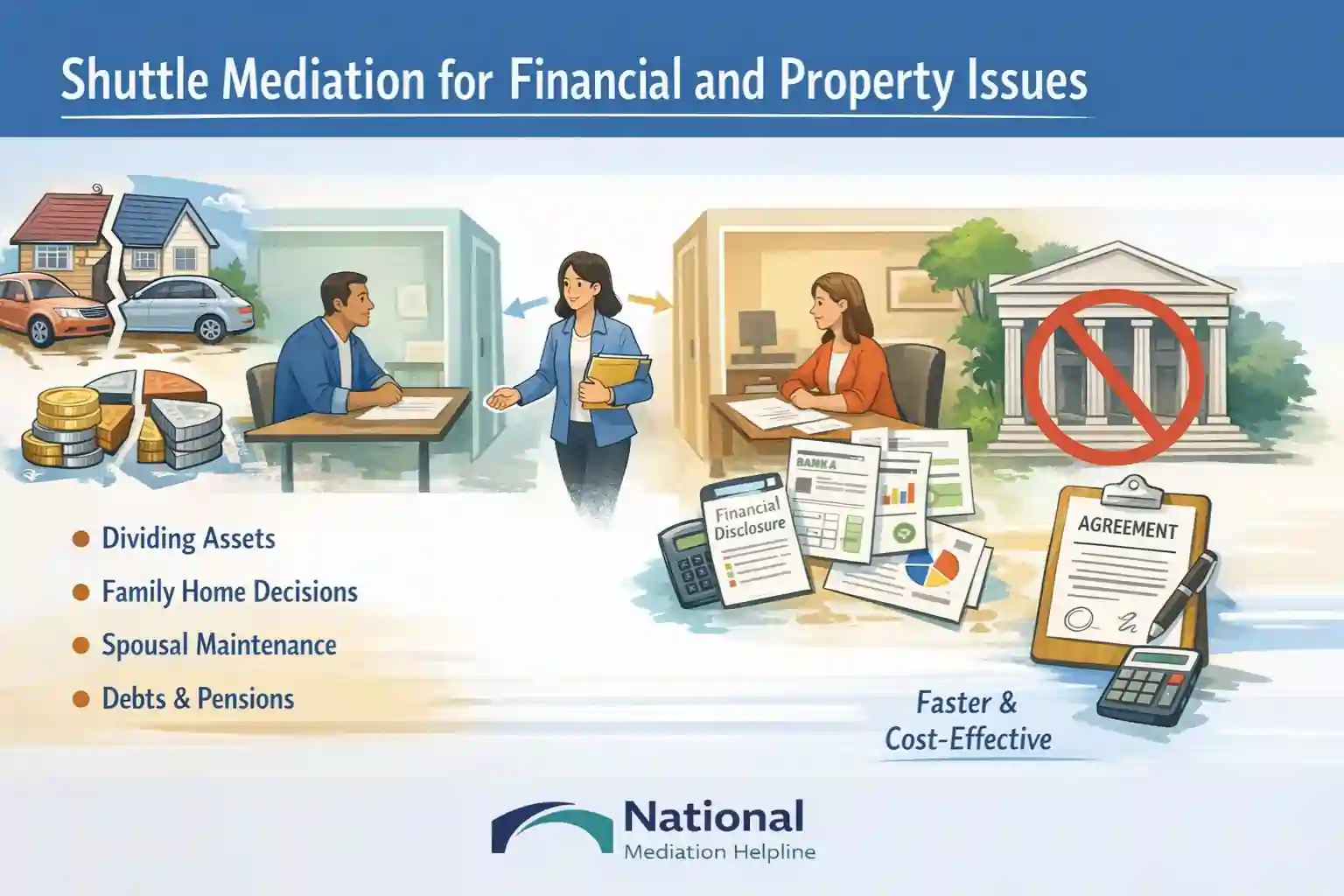 Shuttle Mediation for Financial and Property Issues Berkshire