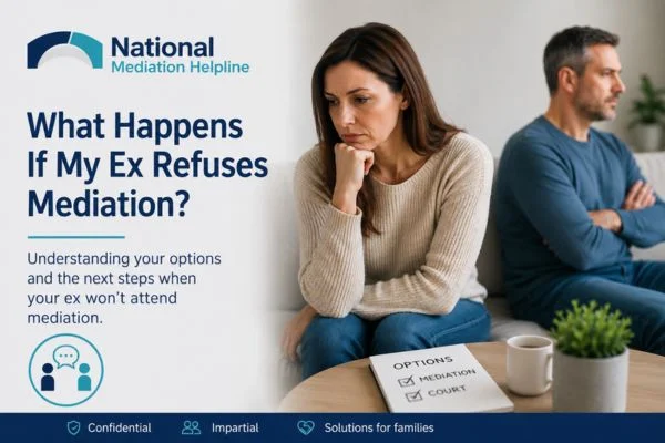what if my ex refuses mediation Berkshire?